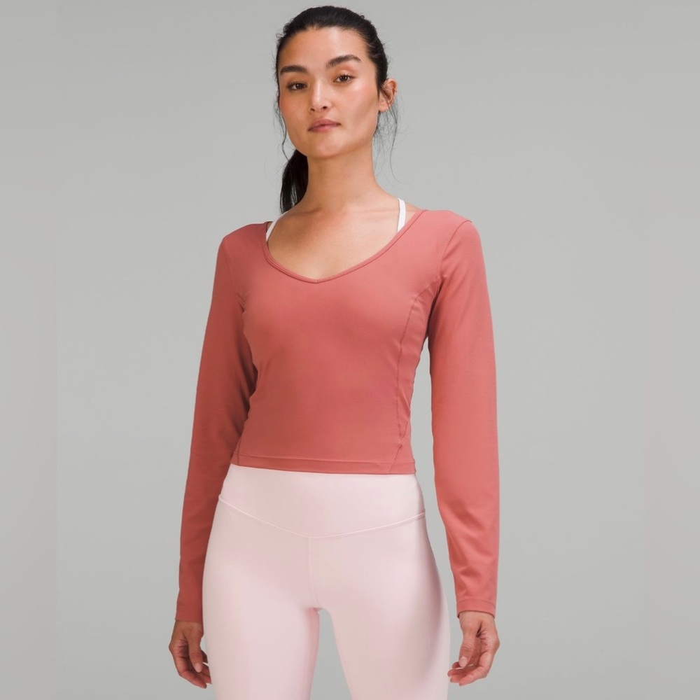 NWT Lululemon Align Long Sleeve Shirt Brier Rose